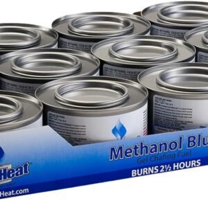 Methanol 7-Ounce Entertainment Cooking Fuel, 12 -Pack Gel Chafing Cans